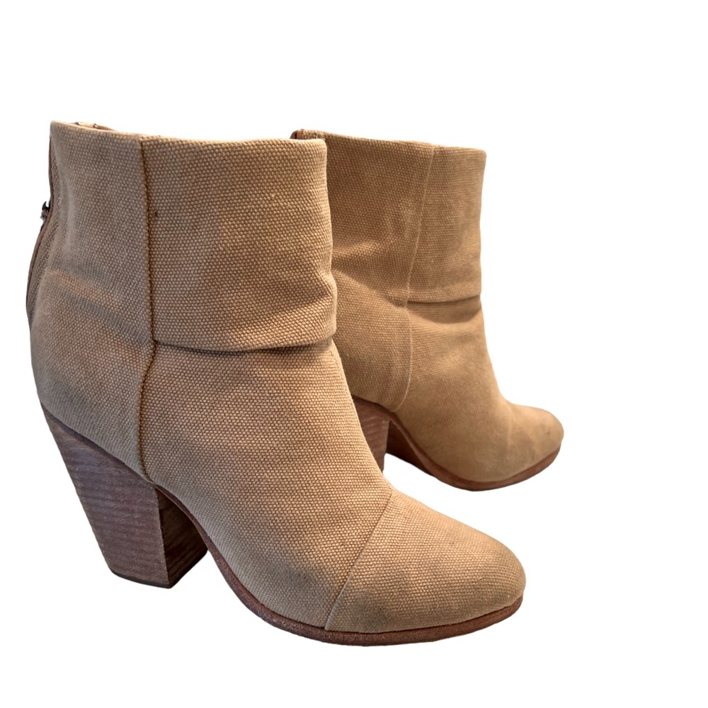 Rag & Bone Newbury Canvas Booties - image 1